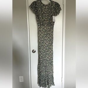 & OTHER STORIES - Floral Multi MAXI DRESS - Size 4